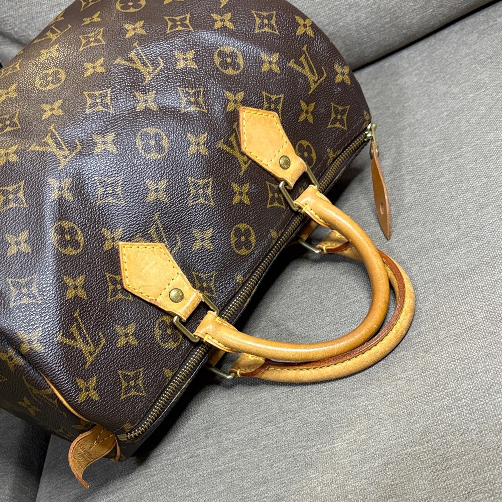 Louis Vuitton Speedy 30 Monogram Authentic COA LegitGrails MB2067 - Picture 11 of 15